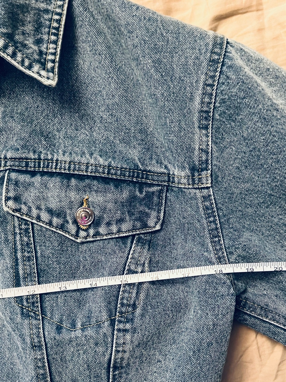 NWT Steve Madden Raleigh Denim Jacket | Forever Blue | Size Medium - Picture 8 of 12